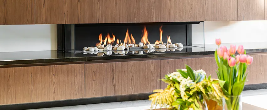 Double-height Fireplace Design Refurbishment in Frankfort, Illinois